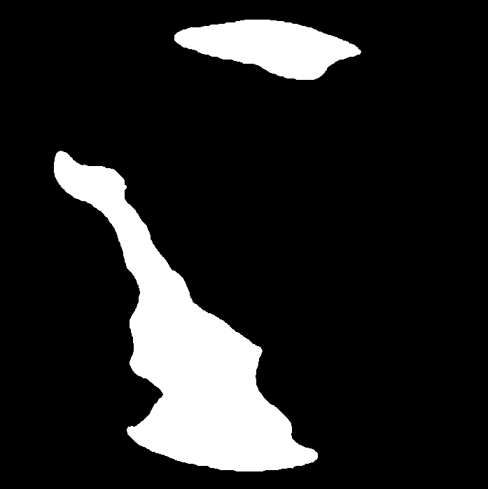 CHASM-extracted coronal hole segmentation mask, 5 December 2016